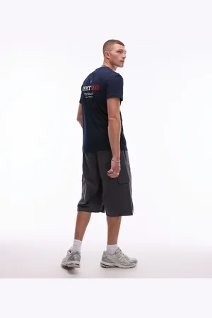 Tommy Hilfiger Varsity back print graphic t-shirt in navy
