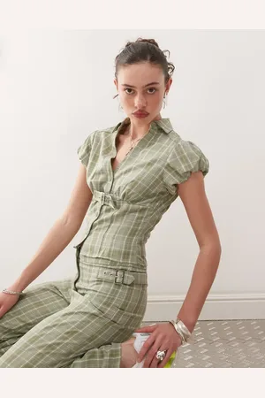 COLLUSION Y2k tailored blouse in (part of a set)