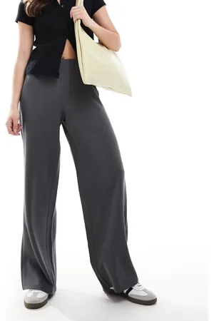 VERO MODA Loose pull on pants in grey