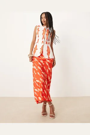 Never Fully Dressed Marina print maxi skirt in (part of a set)