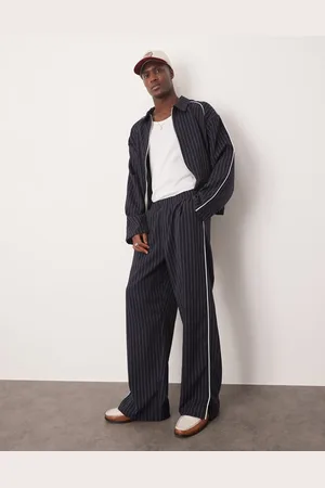 ASOS Wide tracksuit bottoms in (part of a set)