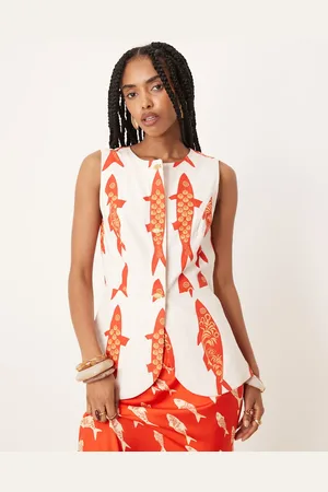 Never Fully Dressed Marina print waistcoat in (part of a set)