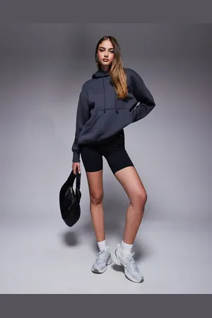 The Couture Club Embroidered logo sweatshirt in grey marl