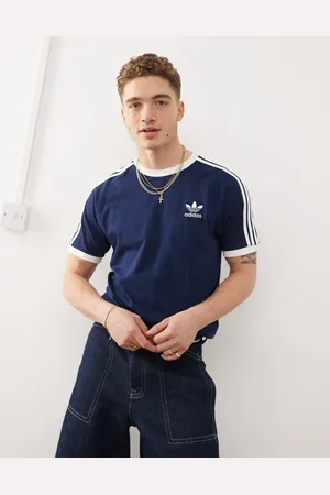 adidas Three stripe t-shirt in