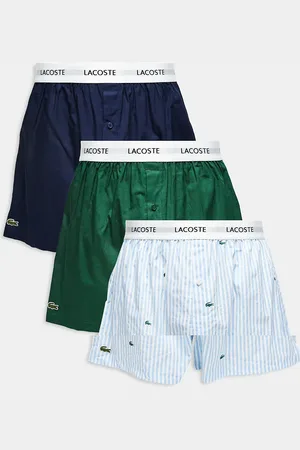 Lacoste Woven boxers 3 pack in multi