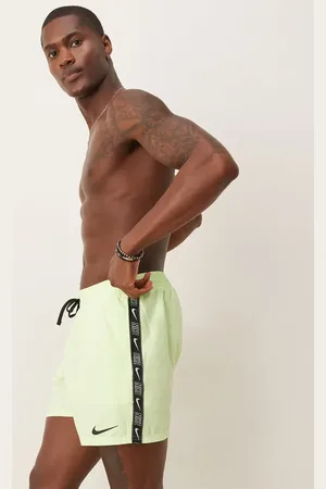 Nike Nike Lap 5 inch Volley logo tape swim shorts in