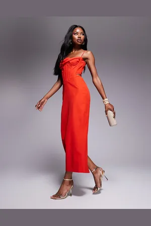 Bardot Corset maxi dress in