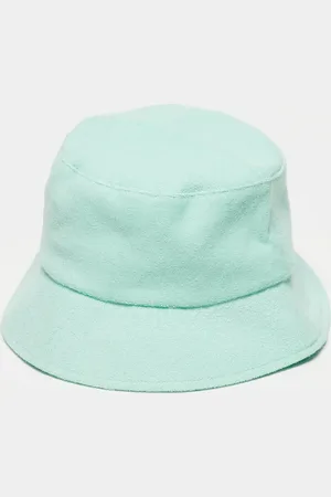 Reclaimed Unisex bucket hat in mint green towelling-Neutral