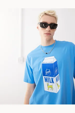 COLLUSION Skater fit graphic t-shirt with milk print in