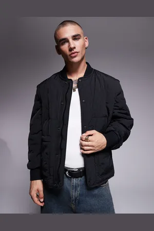 HUGO BOSS Omore padded bomber jacket relaxed fit in