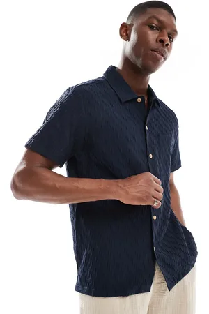 Farah Finn short sleeve textured shirt in