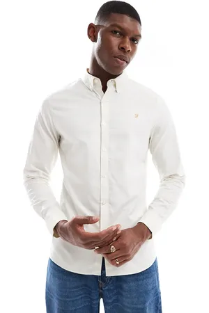 Farah Brewer long sleeve shirt in -Neutral