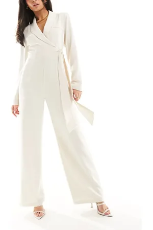 Pretty Lavish Tailored jumpsuit in -White