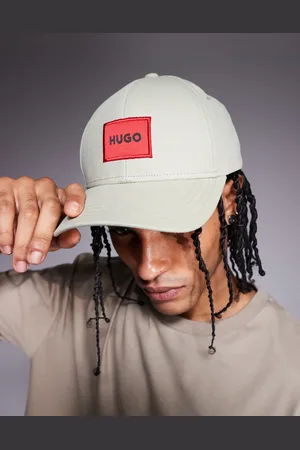 HUGO BOSS Men label logo cotton baseball cap in