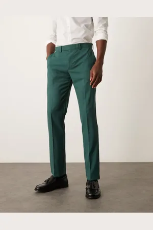ASOS Slim suit pants in crosshatch