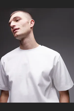 ARKET Heavyweight interlock jersey oversized t-shirt in