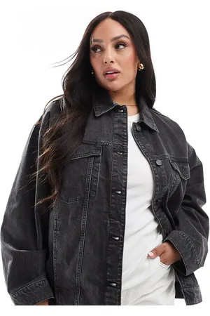 ASOS ASOS DESIGN Curve oversized 90s denim jacket in wash