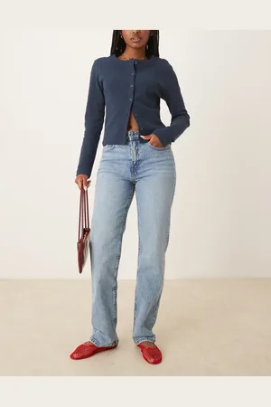 Gina Tricot Mid straight jeans in