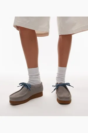 Clarks Wallabee Evo shoes in dark suede