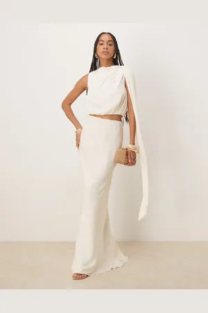 Six Stories Maxi skirt in (part of a set)-White