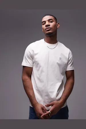 Tommy Hilfiger Monogram logo t-shirt in off white