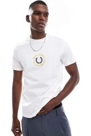 Fred Perry Sportswear graphic t-shirt in white