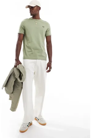 Fred Perry Ringer t-shirt in green
