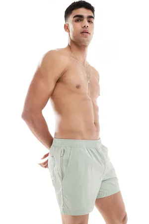 River Island Swim trunks in light khaki-Green