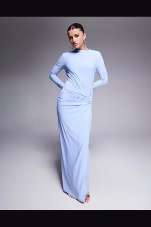 DASKA Twist front dress in
