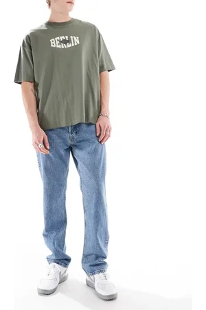 JACK & JONES Chris straight jeans in vintage blue
