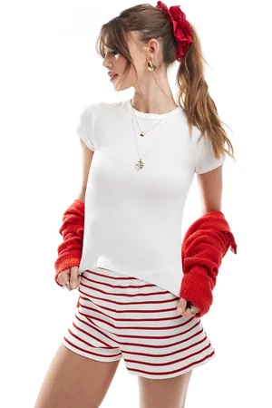 Stradivarius STR round neck t-shirt in