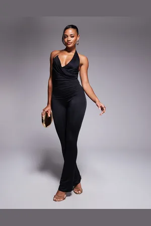 Ohpolly Beatriz bodycon plunge jumpsuit in