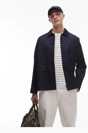 ARKET Relaxed fit minimal denim jacket in clean
