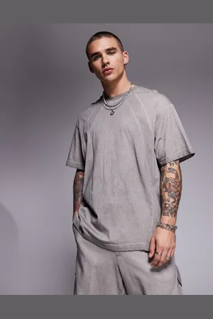 Bershka Distressed t-shirt in (part of a set)