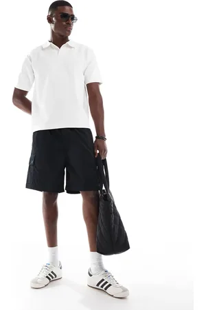 JACK & JONES Loose fit drawstring cargo shorts in