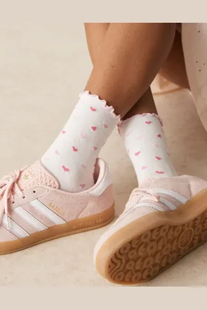 Boux Avenue Heart print socks in -White