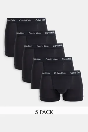 Calvin Klein Cotton stretch 5 pack trunks in