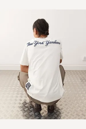 Champion NY back print short sleeve t-shirt in off white