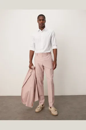 ASOS Wedding skinny suit pants in texture