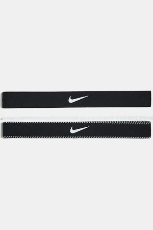 Nike Flex Classic wide headbands 3 pack in and white