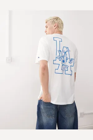 New Era LA Dodgers floral graphic detail relaxed t-shirt in