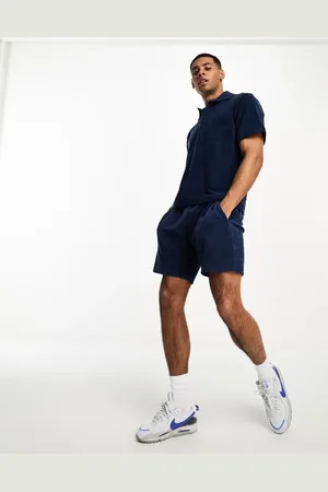 JACK & JONES Premium towelling shorts in navy (part of a set)
