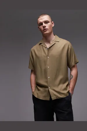 Topman Short sleeve shirt in -Green