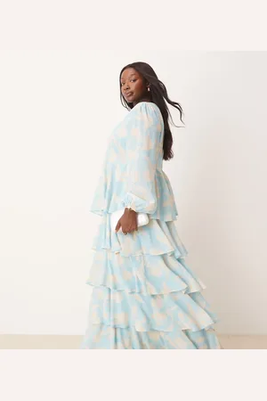 Pretty Lavish Ruffle maxi dress in