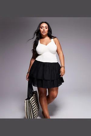 ASOS ASOS DESIGN Curve rara mini skirt in