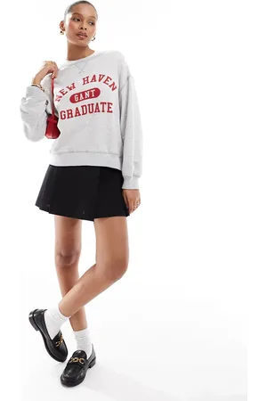 GANT Sweatshirt with varsity print in grey