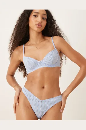 ASOS Sidney woven underwired bra in