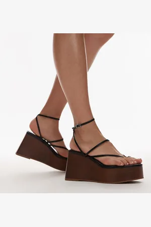 Topshop Hallie strappy wedges in