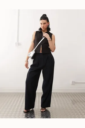 Motel Nala slouchy wide leg low rise pants in