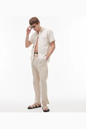 Rhythm Linen jam pants in -White